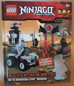 LEGO Ninjago Buch & Steine-Set für 15 einmal. Modelle 2011 Kai Frakjaw KOMPLETT