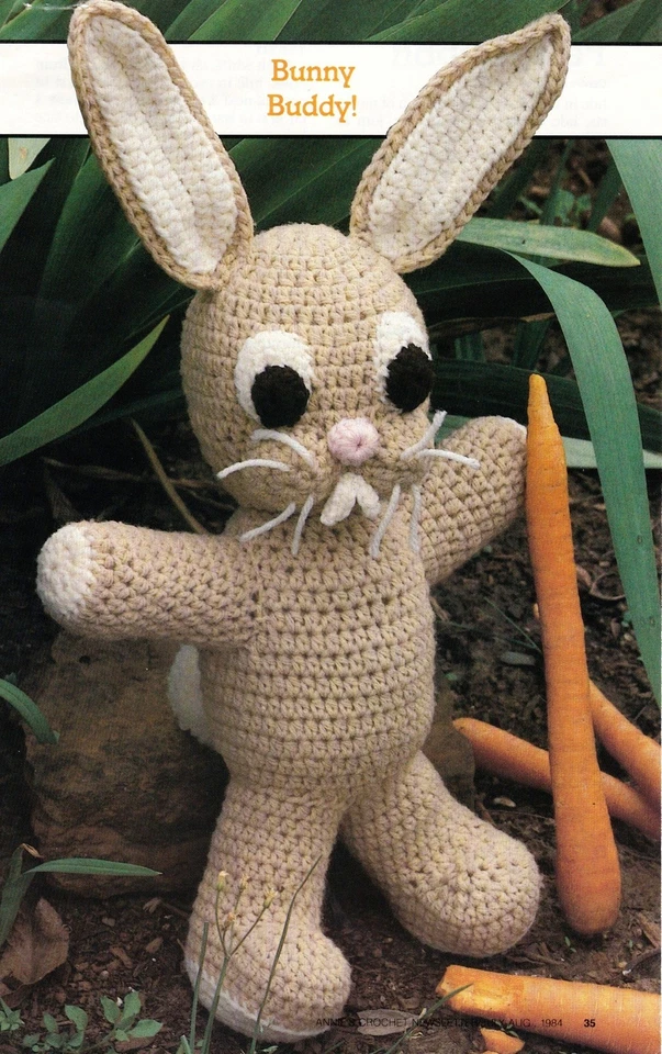 EASTER Mr. Peter Rabbit/Toy/Crochet Pattern INSTRUCTIONS ONLY - Image 1 of 1