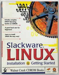 Slackware LINUX Installation & Getting Started 1995 - MISSING CD ROM - Picture 1 of 6