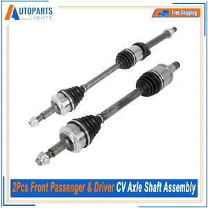 2x CV Axle Shaft Assy Front Left & Right For 2006-2012 Toyota RAV4 2.4L 2.5L - Picture 1 of 9