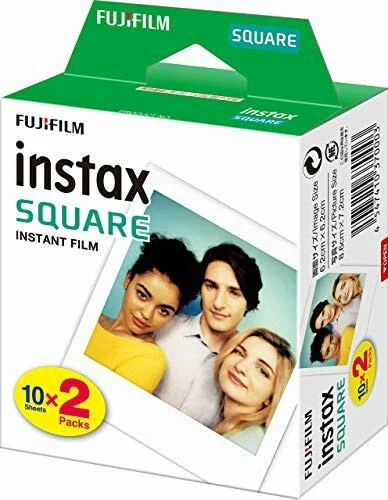 FUJIFILM FUJI INSTAX SQURE FILM BIPACK 20 FOTO 5 CONF. 100 FOTO SCADENZA 2027