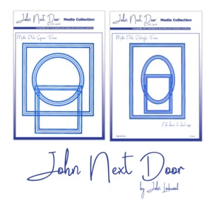 JOHN NEXT DOOR MEDIENSTANZEN - MEDIENPLATTE QUADRATISCHER ODER RECHTECKIGER RAHMEN - SPAREN - Bild 1 von 3
