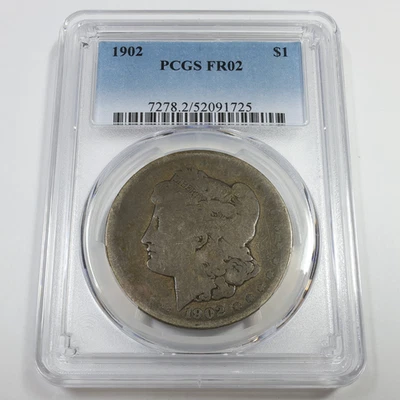 1902 P PCGS FR2 Lowball - Silver Morgan Dollar $1 US Coin #57977A - Image 1 of 3