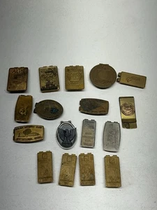 VINTAGE TO NOW LOT MONEY CLIPS Brass? PGA Golf - Picture 1 of 23