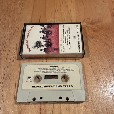 Blood Sweat And Tears 1969 s/t CASSETTE TAPE 1st US issue chicago traffic chase - Image 1 of 4