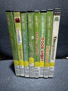 Sesame Street/Elmo’s World 8 DVD Lot: Playdate/Numbers/Elmopalooza/Arts & Crafts - Bild 1 von 9