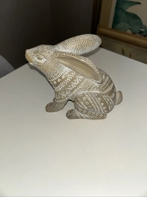 Pier 1 Easter Bunny Rabbit Excellent Condition! - Image 1 of 4