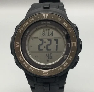Casio Pro Trek Tide Uhr Herren 43mm silberfarben 3443 PRG-330 Tough Solar - Bild 1 von 13