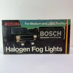 Vintage Bosch Halogen Fog lights W/ Covers Truck Complete NOS Touring 22650 - Picture 1 of 24