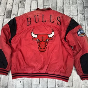 Chaqueta acolchada vintage años 90 Chicago Bulls nuez moscada algunos defectos para hombre talla XL Jordan - Imagen 1 de 14