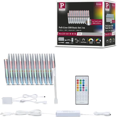 71198 Maxled 500 Strip LED 3M 18W 530Lm/M 896 Leds/M RGBW 36VA, Argento - Immagine 1 di 4