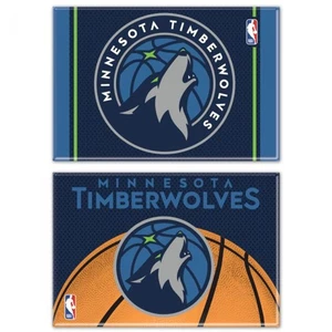 Minnesota Timberwolves imán rectangular paquete de dos 2" x 3" - Imagen 1 de 1