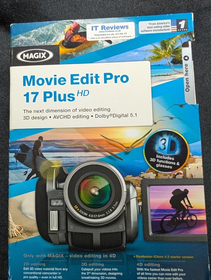 Magix 2010 Movie Edit Pro 17 Plus HD Video Editing SW  NEW IN SEALED BOX - Image 1 of 4