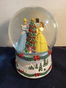 Disney Princess Musical Holiday Schneekugel von Enesco ~ Musik spielt nicht - Bild 1 von 4