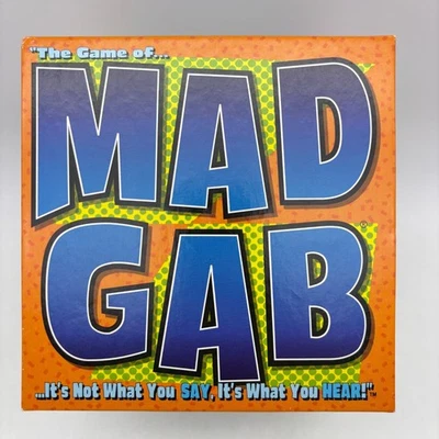 Juego Mad Gab DE COLECCIÓN COMPLETO SIN USAR Parche Productos 1995 Fiesta Juego Palabras Humor Foto 1 de 4