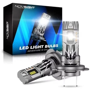 NOVSIGHT H7 LED Headlight Bulbs 16000LM 70W 6500K Canbus Plug & Play UK - Picture 1 of 12