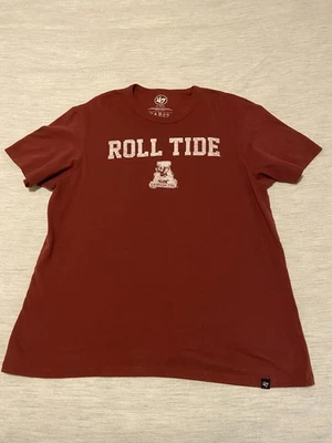 Camisa RARA Alabama Crimson Tide 47 Marca Roll Tide College Vault Para Hombres Talla XL Foto 1 de 4