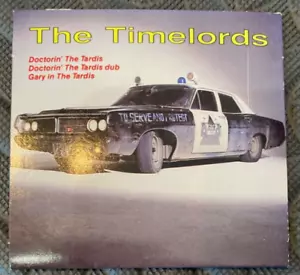 TIMELORDS DOCTORIN' THE TARDIS CD MAXI SINGLE BONUS CUTS Gary Glitter Rare Cover - Picture 1 of 4