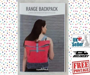 Range Backpack Bag Sewing Pattern by Noodlehead. Foldover Style Backpack AG540