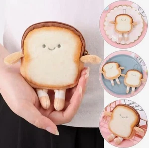 Mini Monedero Pan Tostado Niños Monedero Niños Cartera Lindo Estuche para Auriculares Mini Bolso - Imagen 1 de 4