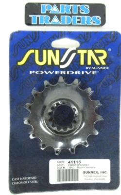 Piñón delantero Sunstar 15T Honda CB 600/650 CBR 600/650/900/1000 CRF1000 CRF1100 Foto 1 de 2