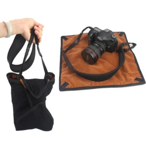 20"x20" DSLR Camera Lens Wrap Cloth Foldable SLR Protect Storage Soft Cover Case - Picture 1 of 11