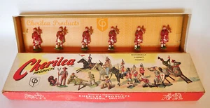 Juego Cherilea Lead Soldiers/6 gaiteros escoceses, casi nuevo y sin usar en caja original - Imagen 1 de 11