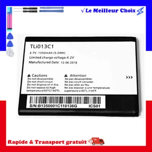Batterie 1200mAh type TLi013C1 Pour Alcatel One Touch Go Flip,OT-4043S, OT-4044T - Afbeelding 1 van 5