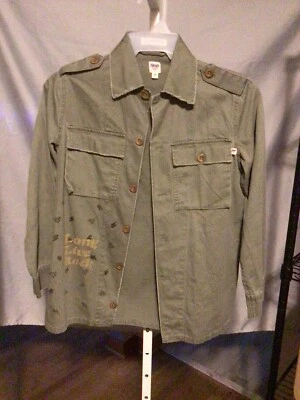 Camisa Chaqueta Comida Chatarra “I’m with the Band” Verde (Talla XS) - Foto 1 de 4