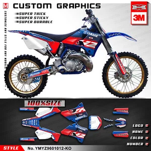 Kit de pegatinas Kungfu Graphics YZ125 para Yamaha YZ 125 250 1996 1997 1998 1999 2000 - Imagen 1 de 20