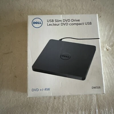 Unidad óptica Dell DW316 USB externa delgada DVD R/W NUEVA EN CAJA Foto 1 de 2