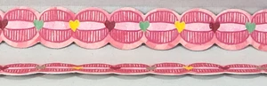 Lippen Herzen Lippenstift Beauty 4er Set Aufkleber K&Company 6" x 5/8" - Bild 1 von 1