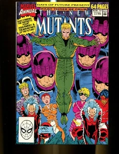 NEW MUTANTS ANNUAL 6 (9.6) 1ST SHATTERSTAR  LIEFELD (b009) - Picture 1 of 2