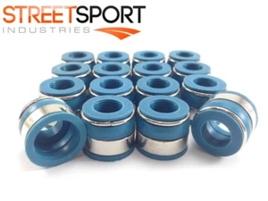 SBC Chevy Chevrolet Small Block Performance FKM Valve Stem Seal -Set of 16 NEW - Picture 1 of 9