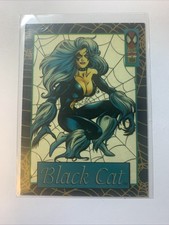Black Cat 1994 Marvel Suspended Animation Spider Man Card #11 Limited Edition.