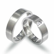 Modern Wedding Rings IN Platinum 950 with A 0,05 CT Diamonds (CEL61)