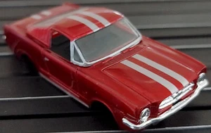 Ford Mustang Fastback Candy RED TJet HO Slot Car BODY for AURORA autoworld DASH - Picture 1 of 6