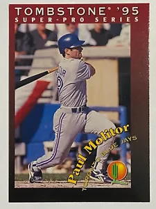 1995 Tombstone Pizza #12 Paul Molitor Toronto Blue Jays - Picture 1 of 2