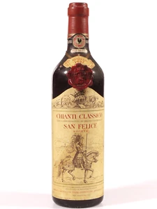 PRL) VINO 1967 WINE WEIN VIN CHIANTI CLASSICO SAN FELICE SIENA TUSCANY ITALY - Bild 1 von 7