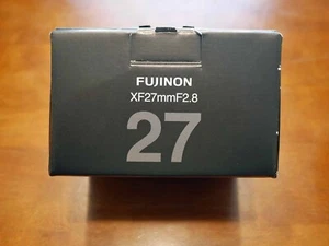 Fujifilm FUJINON XF 27mm F/2.8 R Lens EMPTY BOX ONLY - Picture 1 of 3