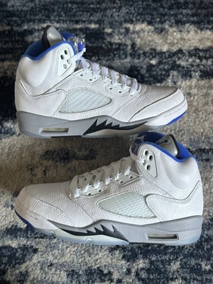 Talla 8 - Nike Air Jordan 5 Retro Blanco Stealth (2021) Hombre’s DD0587-140 NUEVO Foto 1 de 4