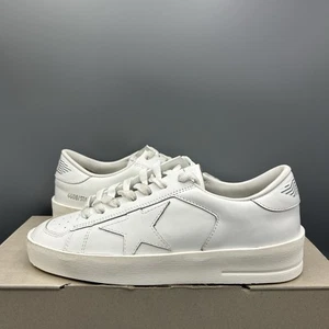 Golden Goose Stardan Sneaker Weiß Leder Freizeitschuhe UK 4 EU 37 US 7 UVP 400£ - Bild 1 von 16
