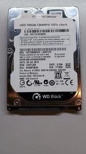 Western Digital 2,5 inch HDD - WD7500BPKX - 750GB - 7200RPM - Tested and wiped - Afbeelding 1 van 1