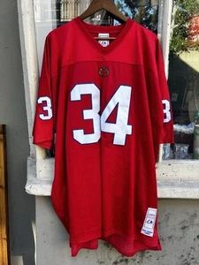 VINTAGE 1985 HERSCHEL WALKER #34 USFL NEW JERSEY GENERALS JERSEY 3XL - 32X36 - Picture 1 of 10