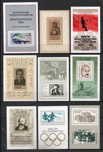 GDR / DDR - Miniature Sheet Collection - 18 stk. - VF MNH ** !!!!! (A7869) - Picture 1 of 2