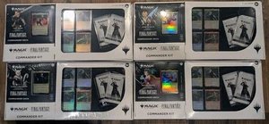 COSTCO 4er SET! Neu SEALED Magic The Gathering Final Fantasy Commander Deck Kit - Bild 1 von 3