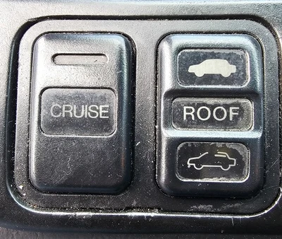 Interruptor de control de techo corredizo Honda Accord 1994-1997 negro OEM conjunto de palanca de crucero Foto 1 de 4