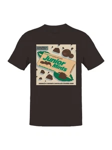 Officially Licensed Junior Mints Chocolate Delight Men's T-shirt - Picture 1 of 6