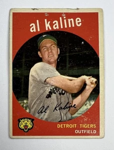 1959 Topps #360 Al Kaline (Pin Holes and Top Damage) LB20-01 - Picture 1 of 2