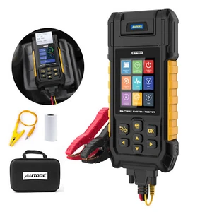 Auto Batterietester Testgerät mit Drucker 12V 24V KFZ PKW Lasttester Ladeprüfer - Bild 1 von 19